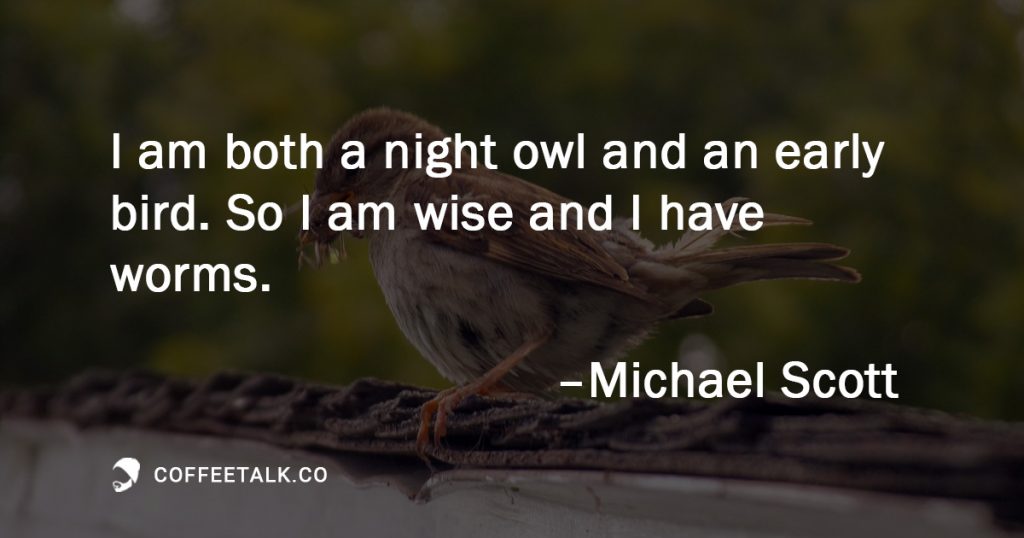 michael scott quote