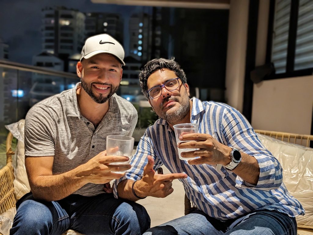 Picture of Hussein and Luis